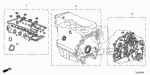 6110R44A00 - Engine: GASKET KIT, CYLINDER HEAD for Acura Image