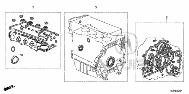 Gasket Kit (L4) for 2014 Acura TSX #0