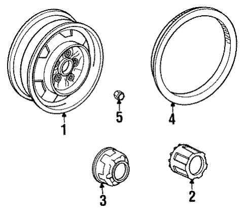 Wheels for 1985 Toyota Pickup #1