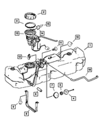 68068106AA - Fuel: Fuel Tank for Dodge: Sprinter 2500, Sprinter 3500 Image