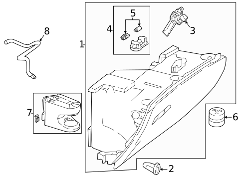 Glove Box for 2020 Mercedes-Benz GLC 43 AMG&reg; #2