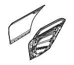 77004D2000 - Body: Door Shell for Genesis: G90 Image