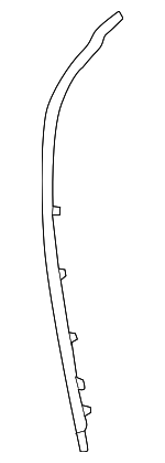 83155D2000 - : Front Weather-Strip for Genesis: G90 Image