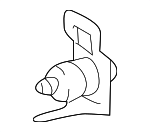 7370853030 - Electrical: Child Seat Bracket for Lexus: IS250, IS350 Image