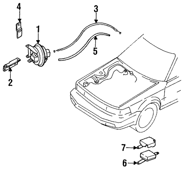 1891213E11 - : Cable for Nissan Image