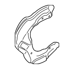34108093711 - Brakes: Splash Shield for BMW Image