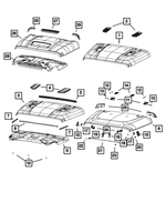 68271739AB - Body Sheet Metal Except Doors: Hood To Cowl Weatherstrip for Mopar Image