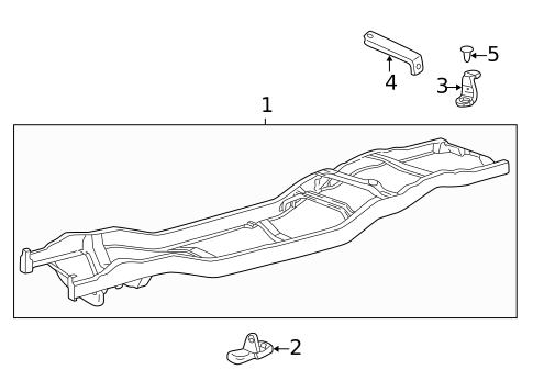Frame Components for 2002 Mazda B3000 #0