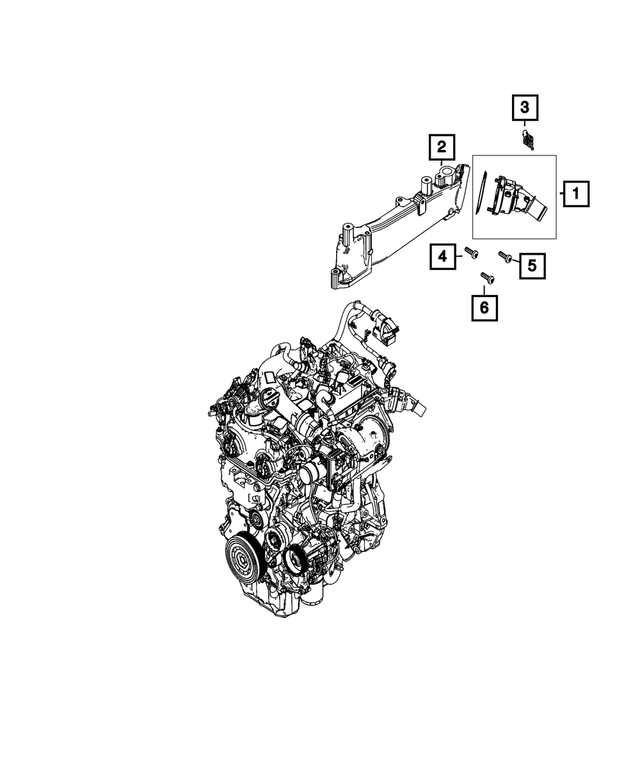 « 5048423AD – Cooling : Thermostat Et BoÎtier pour Mopar Image »