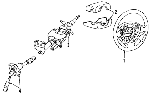 Steering Column for 2006 Hyundai Sonata #0