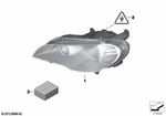 63127298451 - Lighting: Ahl-Xenon Headlight, Left for BMW Image