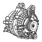 68427973AB - : Alternator for Dodge: Hornet | Jeep: Compass Image