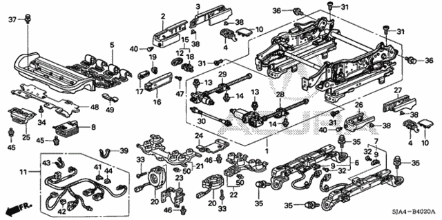 Front Seat Components (R.) (1) for 2007 Acura RL #0