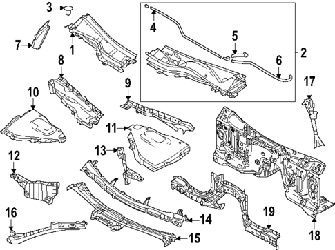 Cowl for 2025 Mazda CX-70 #0