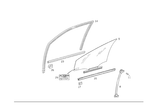 2107200118 - Front Doors: Crank Window for Mercedes-Benz Image