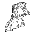 64300T5R316ZZ - Body: Inner Quarter Panel for Honda: Fit Image