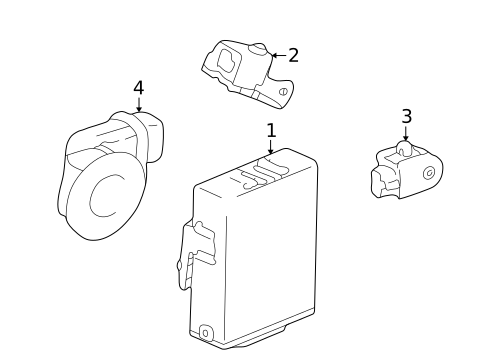 Electrical Components for 2002 Lexus LS430 #2