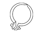 11658585233 - Exhaust: Converter &amp; Pipe Clamp for BMW Image