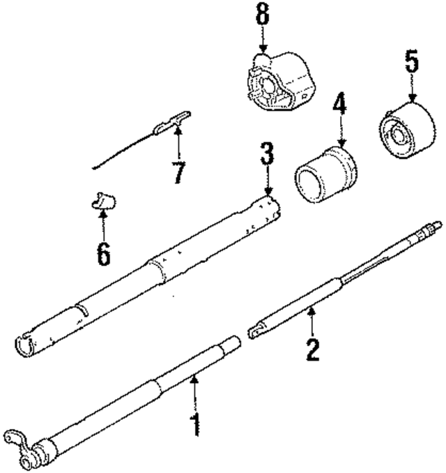 7809800 - Steering: Shift Tube for GM Image