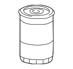 6A115561B - Engine: Oil Filter for Volkswagen: Beetle, Cabrio, Cabriolet, Fox, Golf, GTI, Jetta, Passat, Quantum, Rabbit, Scirocco Image