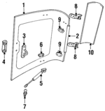 8943324792 - : Striker Retainer for Isuzu Image