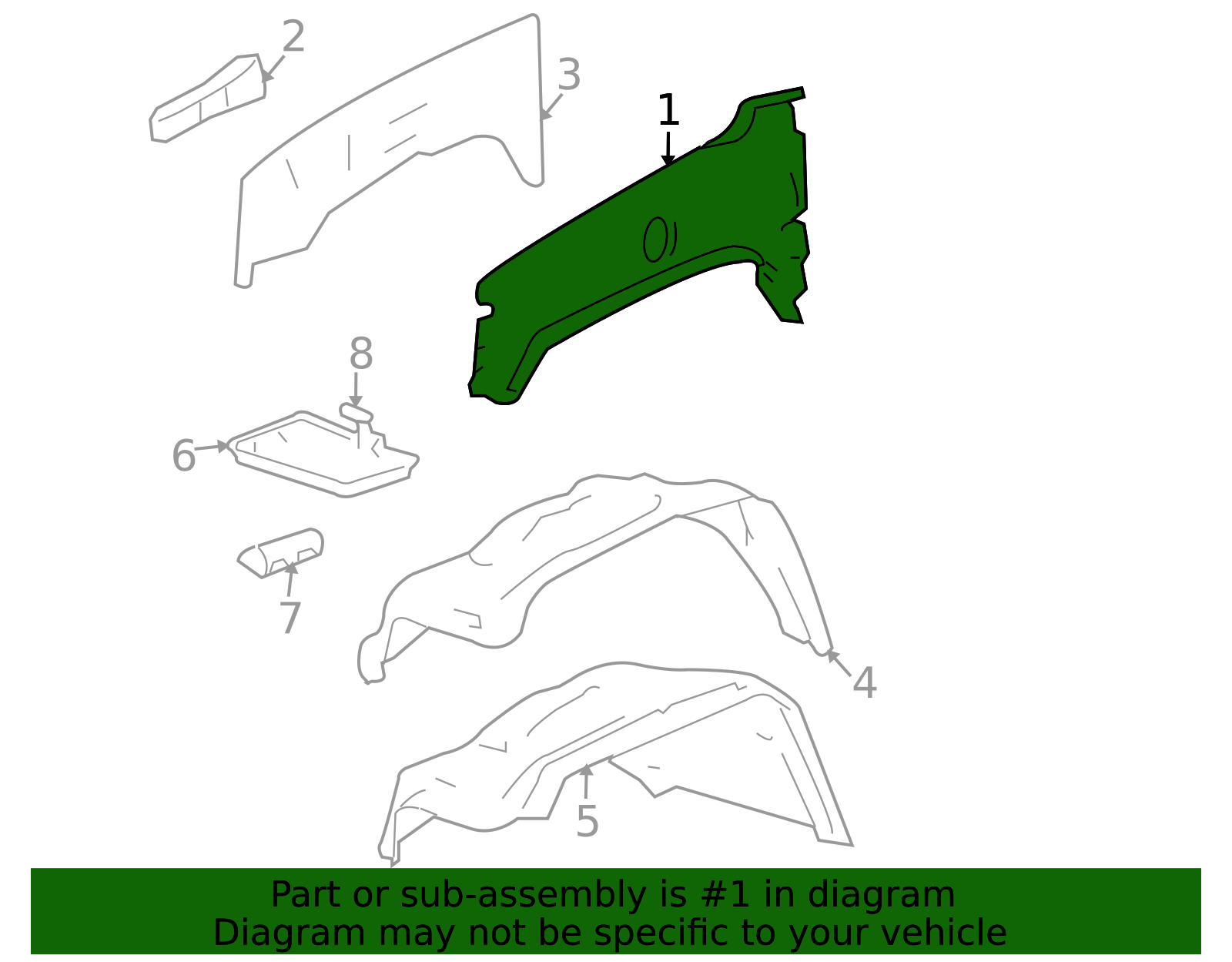 2003-2009 Hummer H2 Upper Rail - Passenger Side (RH) 88980592 ...
