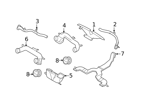 Ducts for 2008 Ford F-350 Super Duty #0