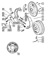 4313074 - : Brake Adjusting Cable Guide for Mopar Image