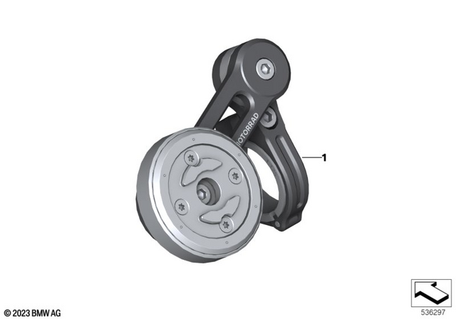 65905A9A4A3 - Audio, Navigation, Information Systems: Holder, Smartphone Cradle -  for BMW-Motorrad Image image