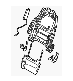 88410T1AA0 - Body: Seat Back Frame for Genesis: G80 Image