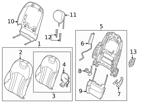 Lumbar Control Seats for 2025 Genesis G80 #0