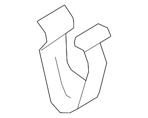 1C0867388 - Body: Upper Center Pillar Trim Clamp for Audi Image