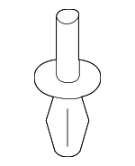 4G0867632 - Body: Lower Center Pillar Trim Rivet for Audi: A3, A3 Quattro, A8 Quattro, Allroad Quattro, Q6 e-tron, R8, RS3, S3, S8, SQ6 e-tron, TT, TT Quattro, TT RS Quattro, TTS Quattro Image