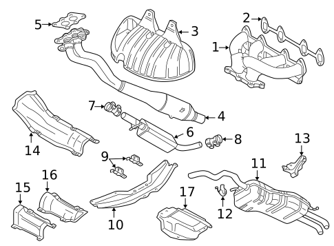 Catalytic Converter for 2005 Volkswagen Jetta #0