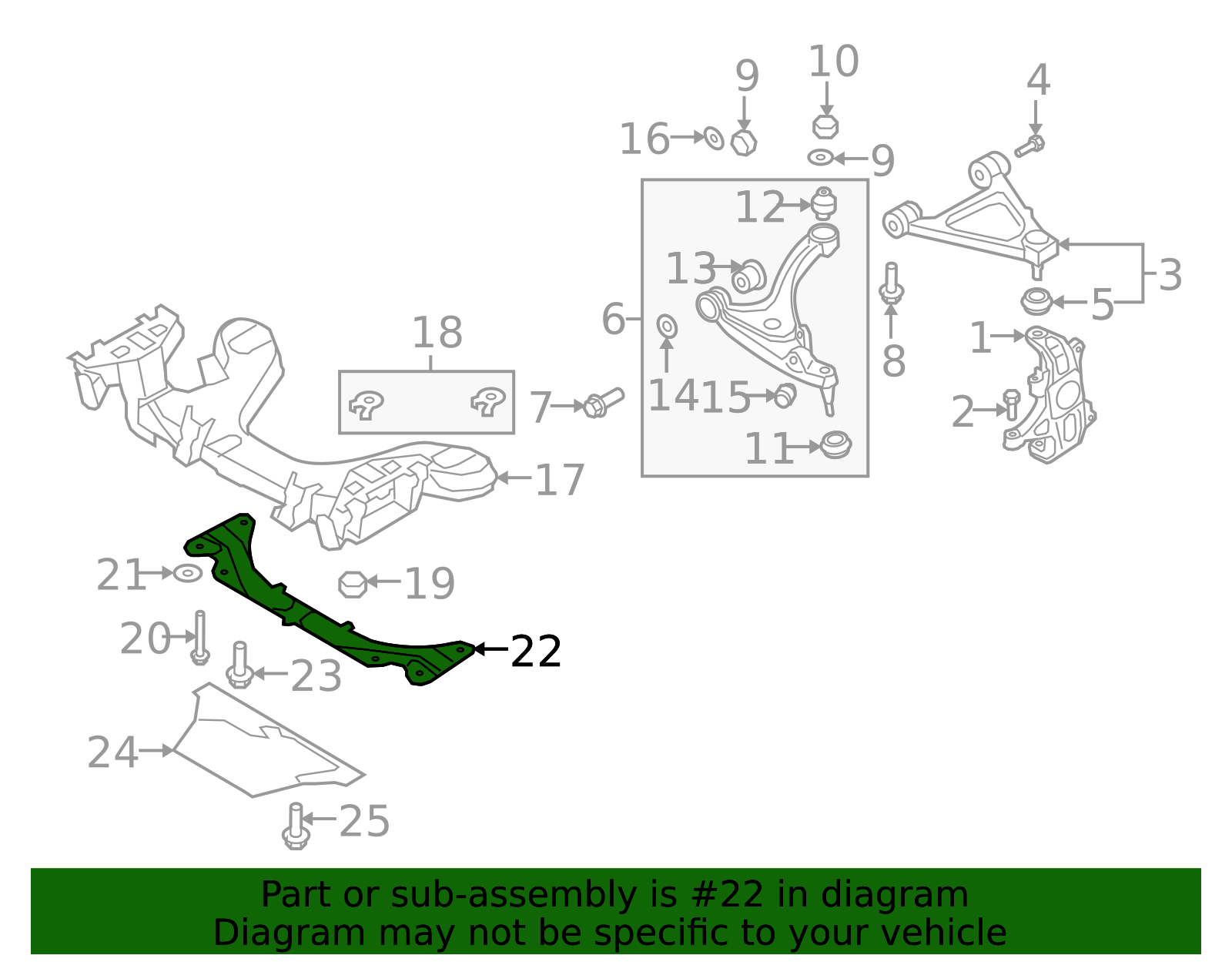 NE51-34-H90A - Cross-Member 2006-2015 Mazda MX-5 Miata | Mazda-Parts