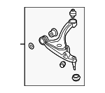 NE5134300D - Suspension: Lower Control Arm for Mazda Image