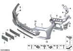 51118069948 - : Support, Fog Lamp Right for BMW Image