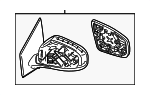963011AA0C - Body: Mirror for Nissan: Murano Image
