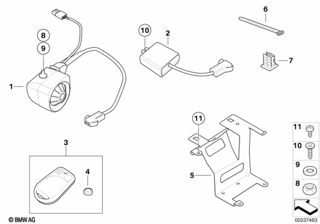 65757678934 - Audio, Navigation, Information Systems: Control Unit Dwa - 5.0 for BMW-Motorrad Image