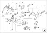 51718108473 - Bodywork: Bracket for Spare Wheel for BMW Image