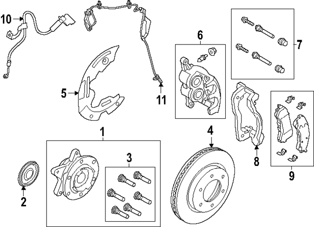 MB3Z2078AD - : Brake Hose for Ford Image