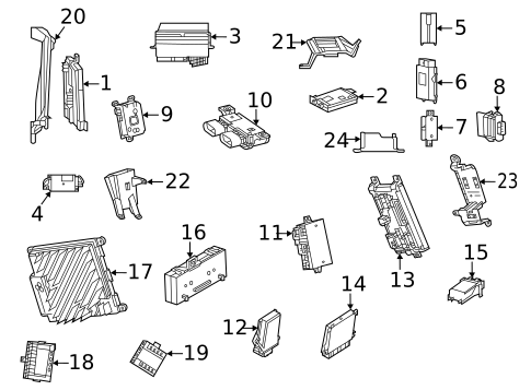 Ignition System for 2022 Mercedes-Benz GLE 53 AMG&reg; SUV #3