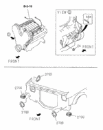 8943270730 - Electrical/Exhaust/Heater/Fuel: NUT (8) for Acura Image