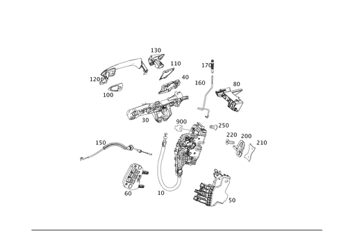 Locking System for 2015 Mercedes-Benz GLA250 #0