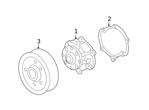Water Pump for 2005 Cadillac CTS #0
