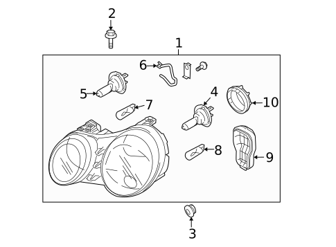 Bulbs - Chassis for 2008 Kia Amanti #1