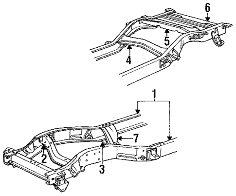Frame & Components for 1993 Dodge Ramcharger #0