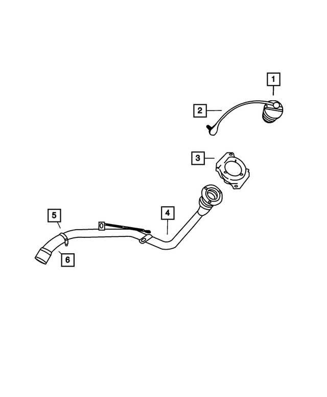 4879234AB - Fuel: Fuel Filler Cap, Locking for Mopar Image image