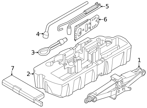 Jack & Components for 2026 BMW X2 #0