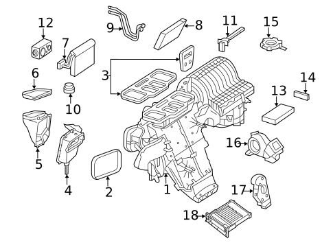 Condenser, Compressor & Lines for 2011 Mercedes-Benz R 350 #1